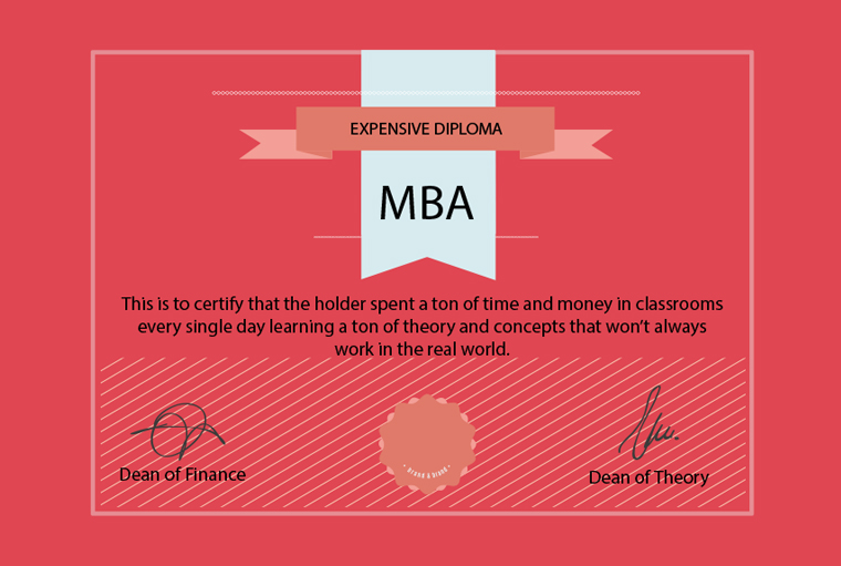 Before you dump money into an MBA program, read this.